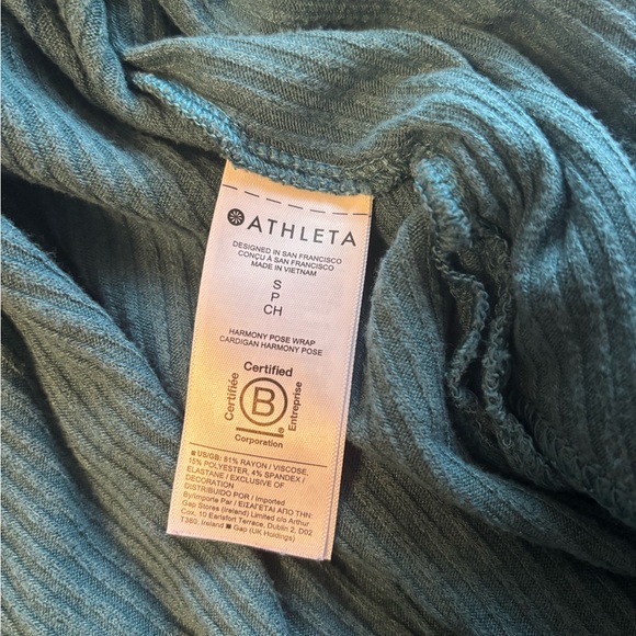 Athleta Harmony Pose Wrap Cardigan womens S - Picture 7 of 7